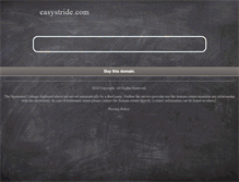 Tablet Screenshot of easystride.com